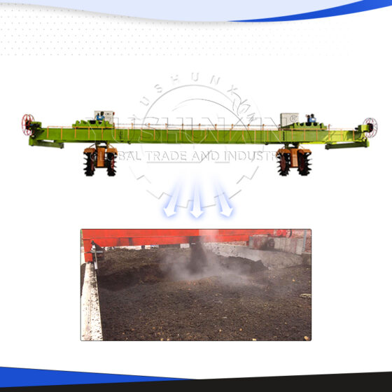 Double Wheel Type Compost Turner